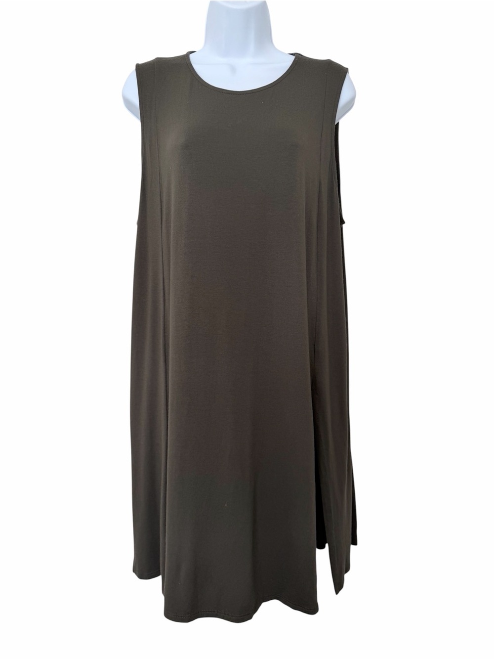 J. Jill Wearever Olive Sleeveless Tunic - Size L